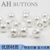 Botones Decorativos Redondos con Ojal Oculto, Botones de Perla Cosidos a Mano, Botones para Camisas de Mujer, Botones de Perla Sintética
