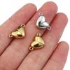 Cierre Magnético en Forma de Corazón de Acero Inoxidable Accesorios de Joyería de Acero Titanio DIY Pulsera para Pareja Collar Colgante en Forma de Corazón de Durazno Colgante de Joyería