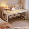 Mesa de Computador, Quarto, Mesa para Casa, Mesa de Estudo para Estudante, Mesa Simples para Escrita, Estante, Mesa Integrada, Mesa de Escritório Simples