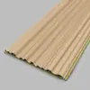 Painéis de grade madeira-plástico com veios de madeira maciça, grade de fibra de bambu-madeira, painel de fundo de TV sem pintura, painéis pequenos da Grande Muralha, painéis de proteção de parede, grade