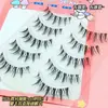 Pestañas Postizas Princesa Dora Perezosas Naturales Una Pieza Dibujos Animados Barbie Transparente Terrier Completo Novato Pestañas