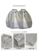 Camisa de Manga Larga con Rayas Retro de la NASA Primavera y Otoño 2025 Nueva Suelta Casual Adolescente Hermosa Camisa Chaqueta