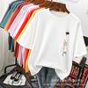 Suministro Nuevo Mercado Callejero 2026 Primavera Camisetas Trendy de Manga Corta al por Mayor para Mujer a 5 Yuanes, Camisetas Básicas para Mujer, Tops de Cuello Redondo
