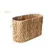 Cesta de Almacenamiento Tejida a Mano de Hierba de Calabaza Cesta de Almacenamiento para Papel Higiénico y Artículos Varios Decoración de Hotel Cesta de Almacenamiento Portátil de Gran Capacidad