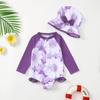 Traje de baño para bebés y niños estilo coreano 2025 Nuevo estilo Niñas Una pieza Conservador Dulce Estilo Princesa Traje de baño Traje de baño para aprender