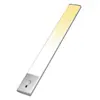 Luz Sensor de Três Cores Ultra Fina Inteligente Luz LED de Varredura Manual para Armário Carregamento Magnético Sem Fio Luz para Guarda-Roupa Luz Noturna para Cozinha