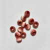 Cuentas acrílicas cepilladas de 12*12 mm con agujeros grandes para pulseras, decoraciones de zapatos, cuentas para paracord, accesorios para joyería DIY