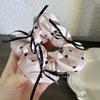 Diadema de Satén Rosa Crema Dulce con Lunares Lazo de Cinta Círculo de Intestino Grueso Niña Corazón Cuerda para el Cabello Tocado Accesorios para el Cabello para Mujeres