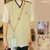 Cordón Desmontable para Teléfono Móvil Multifuncional Tres en Uno Cruzado Cuerda para Teléfono Móvil Colgante para Cuello Muñeca Anti-Pérdida Cordón para Funda de Teléfono Móvil