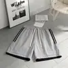 40-97,5kg Shorts esportivos casuais unissex, corte solto, tamanho grande, leve, versátil, shorts de praia de cinco pontos