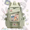 Mercancía de Anime de Zootopia: Mochila Escolar Primaria Judy y Nick Zorro, Unisex, Casual, Gran Capacidad, Bolso de Doble Hombro