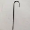 Estacas de Solo em Forma de U Rosqueadas Transfronteiriças, Estacas Anguladas Grandes para Fixação de Tecido Anti-Ervas Daninhas, Estacas de Solo Galvanizadas para Jardim, Peças de Fixação para Manta de Mulching