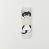 Calcetines de comercio exterior transfronterizos estilo académico coreano japonés para mujer, lindos calcetines de gatito de dibujos animados para otoño e invierno, fabricantes al por mayor