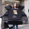 Funda a prueba de viento para patinete eléctrico 26, forrada de polar para invierno, engrosada, impermeable, extragrande, para bicicletas eléctricas, a prueba de viento, resistente al frío y cálida, modelo de invierno al por mayor