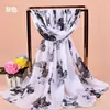 Bufanda Larga de Chifón de Seda Rosa Súper Hada Nueva para Primavera y Otoño, Bufanda Protectora Solar para Viaje, Toalla de Playa, Bufanda Cálida