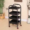 Carrito de peluquería, carrito de herramientas para salón, carrito para tienda de belleza, carrito para estilista de permanentes y tintes de barbería, gabinete de herramientas multifuncional