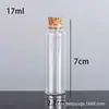 Garrafa de vidro de cortiça de 22 mm de diâmetro, tubo transparente, garrafa de chá de ervas com alto teor de borosilicato, presente, garrafa de desejos, garrafa de lanugo
