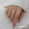 Nuevo Anillo de Hoja de Moda para Mujer, Anillo de Dedo de Sauce Ajustable Abierto de Estilo Minimalista Moderno y Único