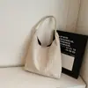 Bolso Grande de Pana para Mujer 2025 Nuevo Ins Bolso de Hombro Único Bolso Tote de Moda para Viajar