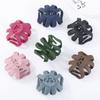 Cross-border simples acrílico Macaron Cor Grab Clip Borracha Pintura Grande Banho Costas Cabeça Hairpin Hairpin Headwear