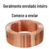 Bobina de Cobre 2/3/4/5/6/8/10/12/14/16mm Tubo Reto de Cobre Tubo de Cobre para Ar Condicionado Tubo de Cobre Macio