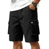 Comercio Exterior Transfronterizo Ropa de Trabajo Deportiva Casual de Verano para Hombre Europea y Americana de Talla Grande con Cordón Shorts de Cinco Puntos en Stock
