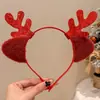 Pinza para el Cabello de Astas de Reno Navideño Accesorios para Tocados 2026 Nuevas Pinzas Laterales para Niños Pinzas Pequeñas Lindas Diadema Navideña