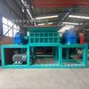 Trituradora de doble eje para electrodomésticos usados, trituradora mediana de plástico, trituradora de chatarra de hierro, piel de metal, trituradora de metal, línea de producción de trituración de metal