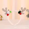 Yuefu Adorno para la Cabeza de Navidad Pasador de Astas Accesorios para el Cabello Infantiles Diadema Estilo Bosque Diadema para Niñas Regalo de Navidad