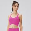 Serie de Respiración sujetador de yoga ligero para mujer alta elasticidad transpirable a prueba de impactos ropa interior deportiva para correr chaleco de entrenamiento fitness