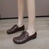 Pantuflas cálidas con forro de felpa para mujer, nuevo estilo invierno 2026, mocasines antideslizantes, zapatos de algodón de suela plana, mocasines de felpa