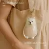 Huevo de Perro Transparente Botella para Recoger Pelo de Mascota Colgante en Bolsa Decoración Cápsula de Almacenamiento Llavero Recuerdo
