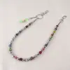 Accesorios para Fiesta de Hip-Hop Transfronteriza Cadena de Cintura de Bola de Diamante de Arcilla Cadena de Pantalón Hecha a Mano Cadena Corporal Acero Inoxidable con Cuentas Moda Nicho