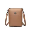 Bolsa para Teléfono Móvil de Madre Transfronteriza, Bolso de Hombro para Mujer, Bolso Redondo Pequeño Ligero Versátil con Estampado Multicapa, Bolso Cruzado para Mujer de Comercio Exterior