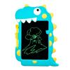 Placa de escrita LCD colorida de gato de desenho animado de 10 polegadas, placa de desenho para grafite de proteção ocular infantil, placa de escrita de energia luminosa eletrônica LCD