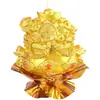 Nuevo Estilo Vela Atrae Riqueza y Reúne Fortuna Linterna de Loto Lámpara Eterna para Uso Doméstico para Atraer Riqueza y Tesoro Vela Lingote de Oro Fabricante