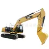 Excavadora de orugas Caterpillar usada precio barato buen estado con tubería de martillo rota Carter 320d2