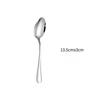 Talheres de Aço Inoxidável 1010 Faca e Garfo para Bife de Hotel Colher de Sobremesa Ocidental Café Colher para Comer Infantil Doméstico