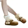 Botas de Mujer de Suela Blanda Todo Incluido 2026 Nuevas Botas de Nieve de Felpa de Invierno para Mujer Zapatos de Algodón Cálidos Casuales Versátiles Retro