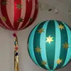 Globos 4D Redondos de 22 pulgadas Impresos con Rayas de Estrella para Fiestas de Cumpleaños, Globos de Decoración para Centros Comerciales KTV en Stock
