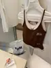 Camisola de Verano XIA'X para Mujer de Alta Gama Color Block Falso Dos Piezas, Top Versátil para Superponer con un Hermoso Diseño en la Espalda