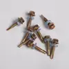 Tornillo Autorroscante con Cabeza Hexagonal y Brida Estándar Nacional Barandilla Impermeable Antirrobo Almohadilla de Goma Tornillo Autorroscante Fijaciones para Estructuras de Acero