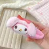 Presilha de Cabelo de Pelúcia Desenho Animado para Meninas, Presilha Grande BB para Estudantes, Presilha Fofa para Franja Lateral, Doce Acessório de Cabelo