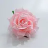 Cabezas de Flores Rizadas Pequeñas Reales de 10 cm, Rosas Pequeñas Simuladas de Estilo Europeo, Decoración de Pared de Flores para Boda, Flores Artificiales, Tela de Decoración para el Hogar