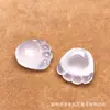 Lichi Hielo Blanco Ágata Congelado Pata de Gato Colgante Pequeño DIY Venta al por Mayor Colgante Pata de Gato Puro Hecho a Mano Ágata Natural