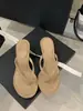 M700-1~Sandalias de dedo de tacón alto estilo francés para mujer, adecuadas para uso en exteriores, nuevo modelo de verano 2025