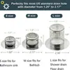Rejilla de Drenaje de Piso de Acero Inoxidable Personalizada Filtro de Cabello Tubería de Agua Lavabo de Baño Universal Anti-Obstrucción Fregadero