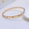 Pulsera de Estilo Popular Elegante 2025 Transfronteriza, Moderna y Versátil, Lujo Accesible, Pulsera de Acero de Titanio de Alta Gama