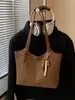Bolsa Retro Fashion Grande Capacidade Mais Vendida Bolsa Feminina Nova Versátil Casual Bolsa de Ombro Tipo Saco Bolsa Tote para o Dia a Dia