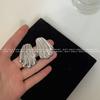 Brincos personalizados de moda europeia e americana 18K cobre banhado a ouro vintage padrão geométrico brinco de brinco leve brincos de luxo de alta qualidade atacado